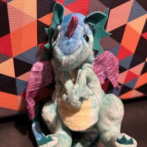 Folkmanis Puppets Dragon Finger Puppet Plush Green Blue Fun Toys
Pretend Play